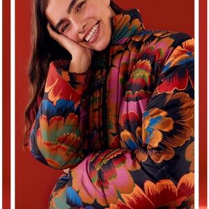 Farm Rio Crazy Mix PufferJacket